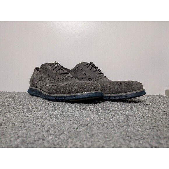 Cole Haan ZeroGrand Wingtip Oxfords Shoes Mens Size 10.5M Gray main image 4